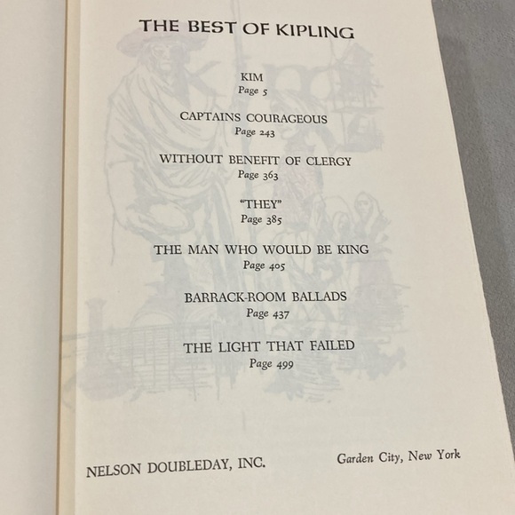 Vintage 1968 Hardcover The Best of Kipling by Rudyard Kipling - Picture 13 of 16
